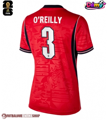 Anglie Nico O'Reilly #3 Venkovní Dres pro Dámy MS 2026 Krátkým Rukávem